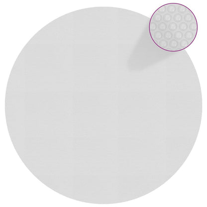 VIDAXL Film Solaire De Piscine Flottant Pe 381 Cm Gris