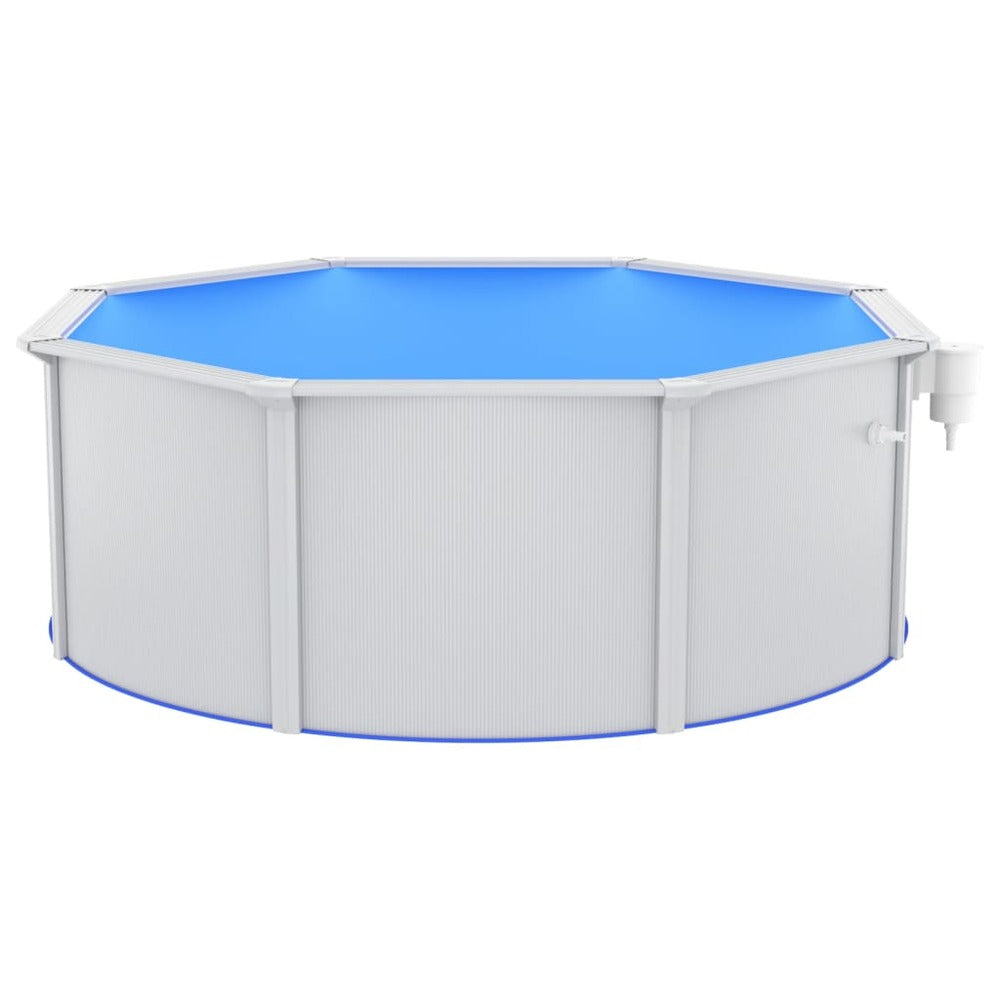 VIDAXL Piscine Avec Pompe Filtrante à Sable Et échelle 360x120 Cm