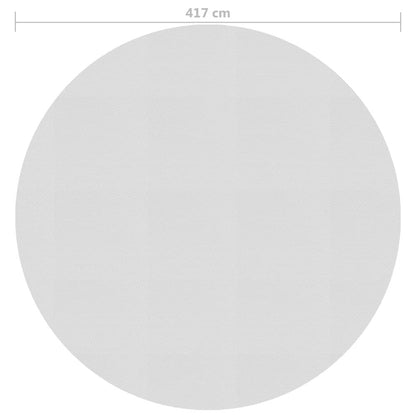 VIDAXL Film Solaire De Piscine Flottant Pe 417 Cm Gris