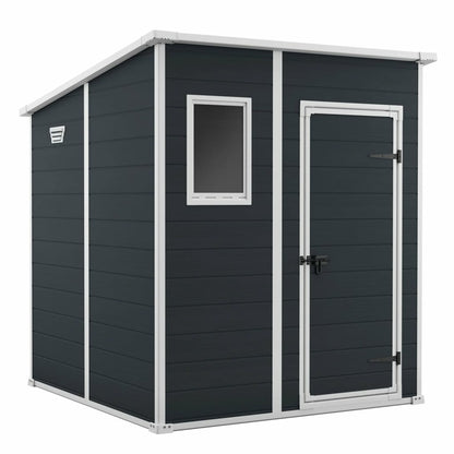 Keter Abri De Jardin Manor Pent 66 Gris Foncé