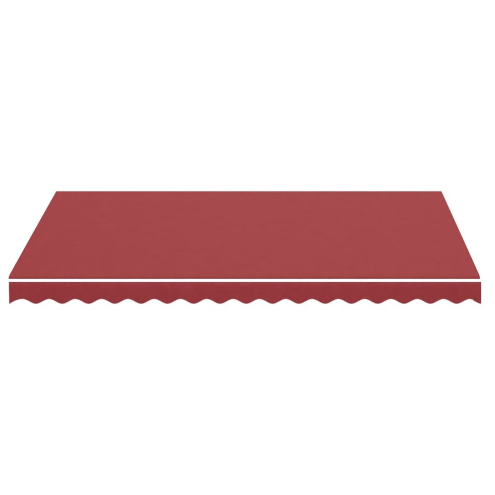 VIDAXL Tissu De Remplacement Pour Auvent Bordeaux Rouge 3,5x2,5 M
