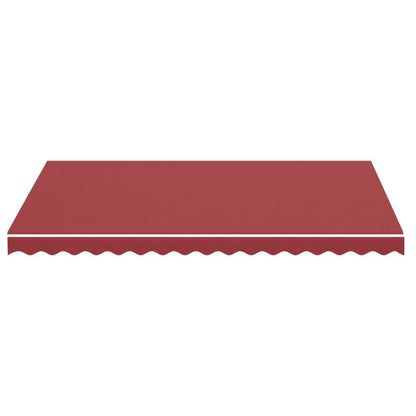 VIDAXL Tissu De Remplacement Pour Auvent Bordeaux Rouge 3,5x2,5 M