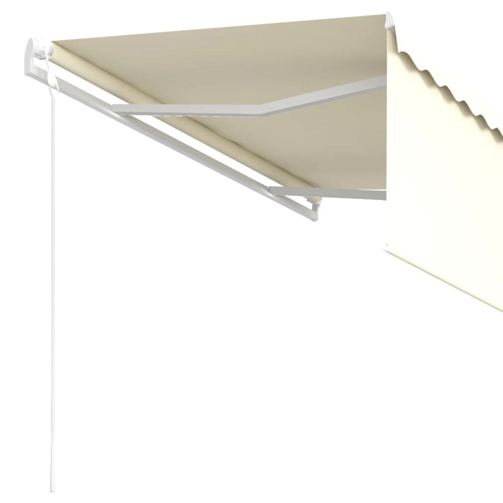VIDAXL Auvent Rétractable Automatique Avec Store 3,5x2,5 M Crème