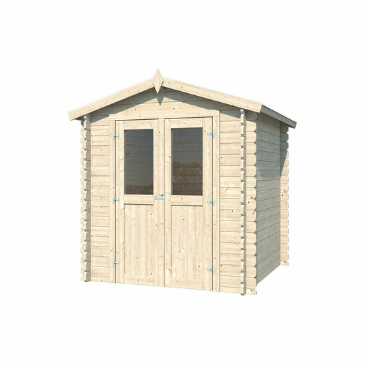  Abri De Jardin En Bois Double Pente Mini 180 X 180 Cm