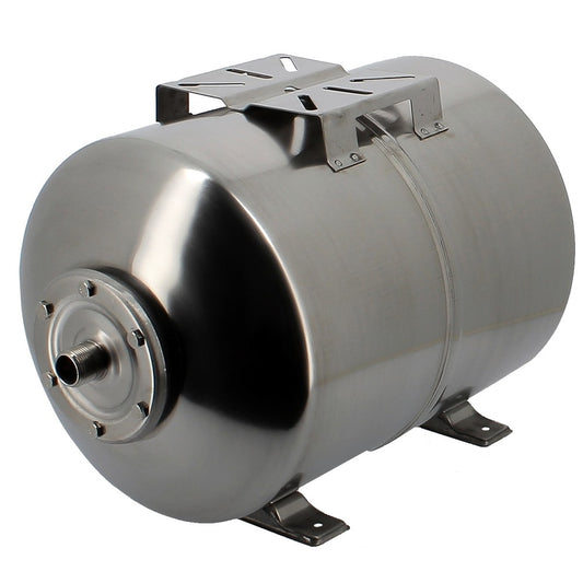  Réservoir Pression à Vessie Horizontal En Inox - 50 Litres