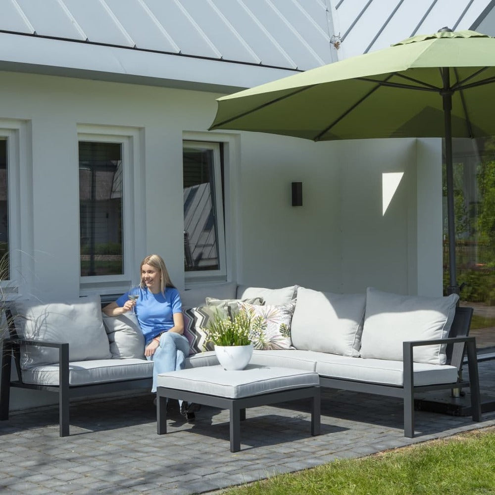 Madison Housse De Meubles D'extérieur 270 X 210 X 90 Cm Droit Gris