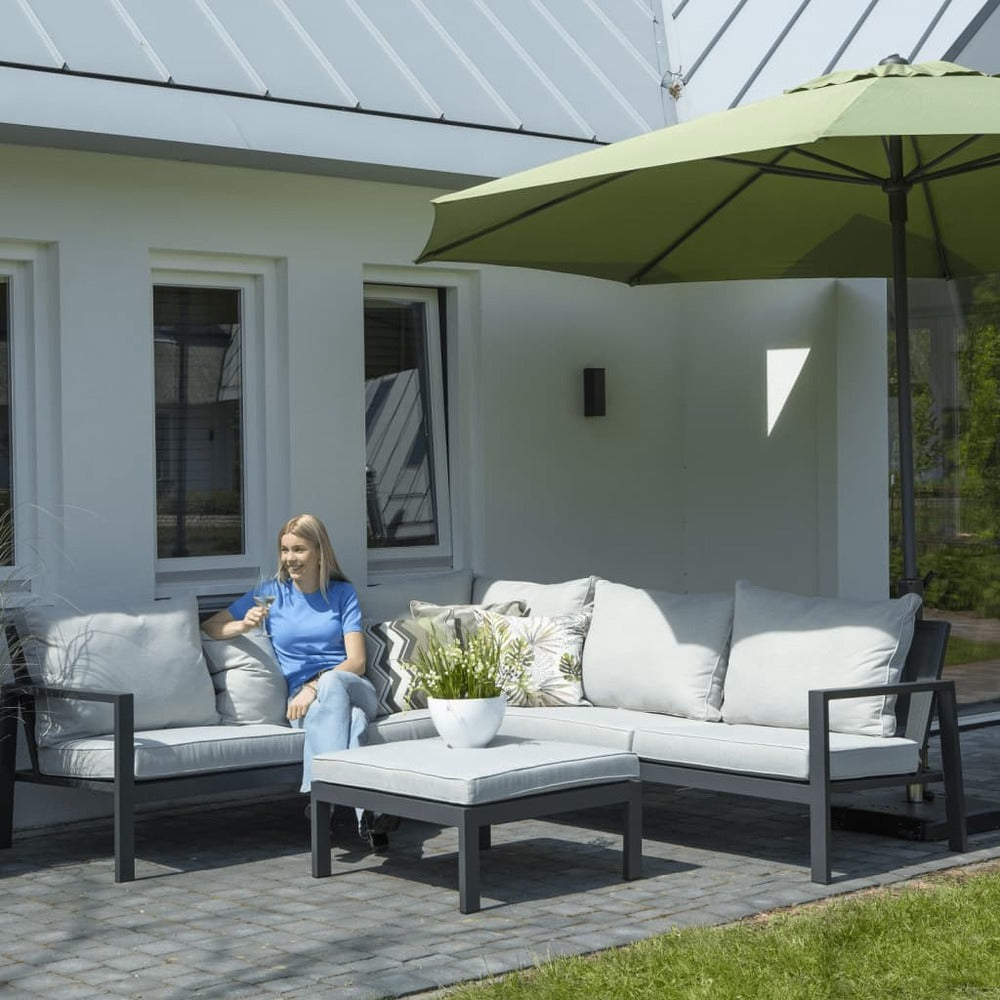 Madison Housse De Meubles D'extérieur 270 X 210 X 90 Cm Gauche Gris
