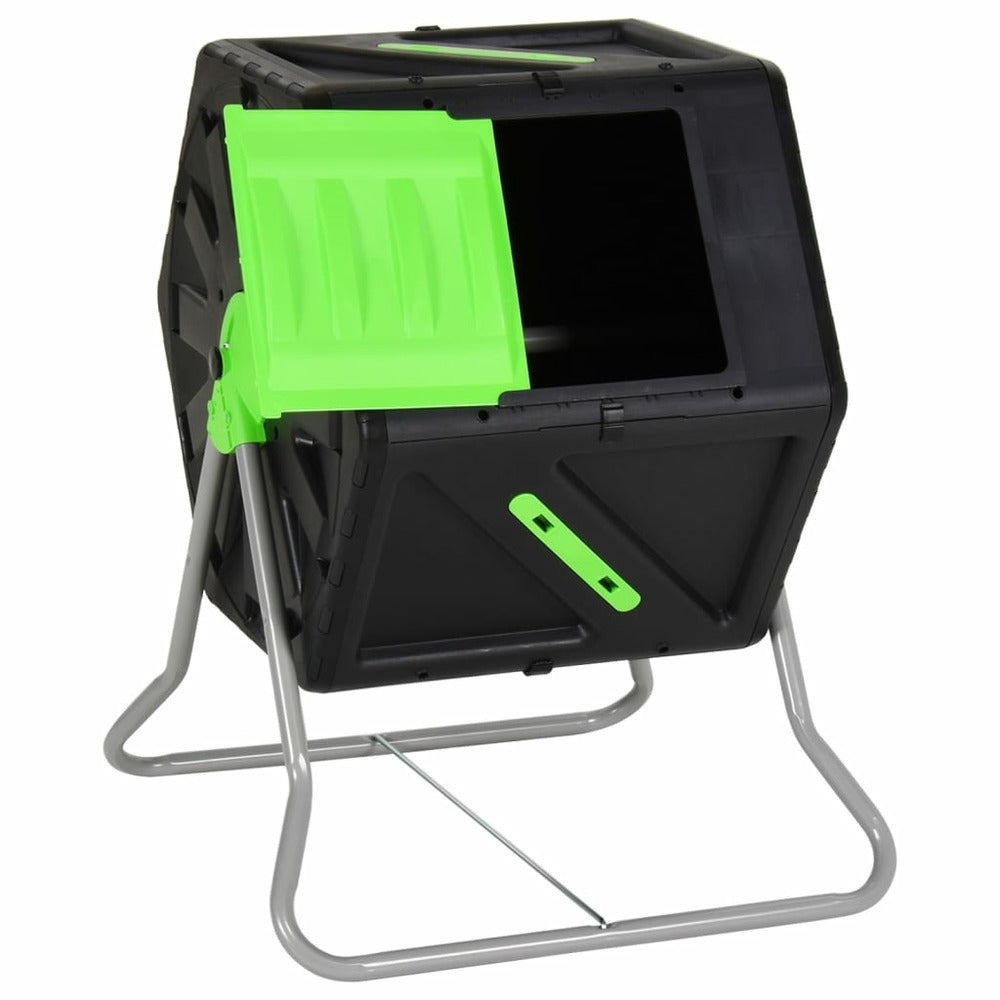 VIDAXL Composteur à Tambour 60x58x74 Cm 105 L Polypropylène