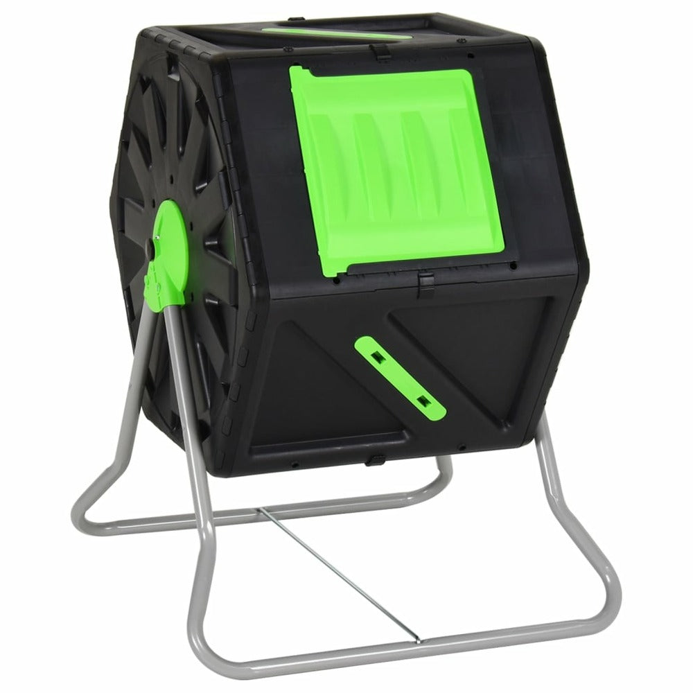 VIDAXL Composteur à Tambour 60x58x74 Cm 105 L Polypropylène