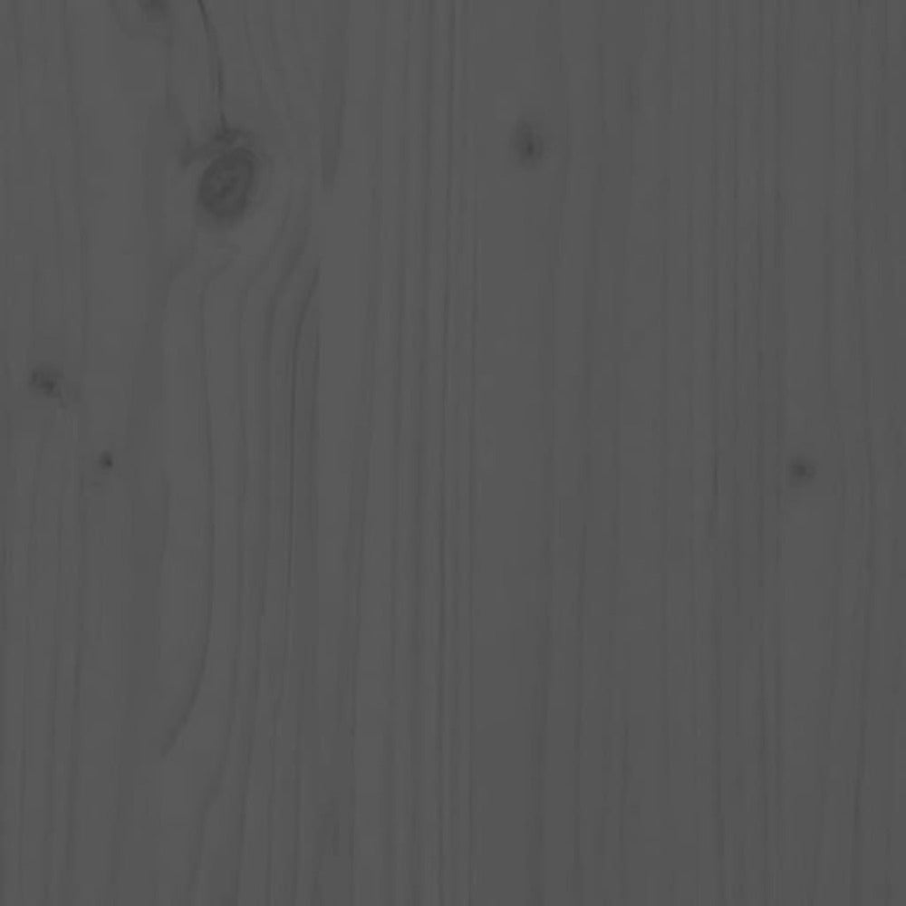 VIDAXL Composteur Gris 100x100x102 Cm Bois Massif De Pin
