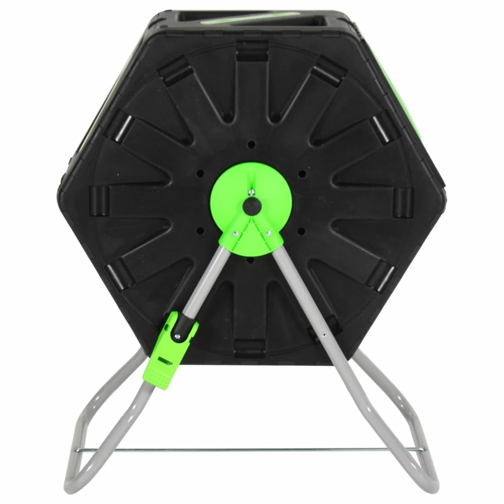 VIDAXL Composteur à Tambour 60x43x74 Cm 70 L Polypropylène
