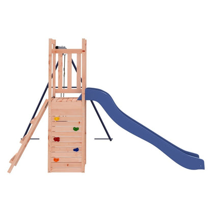 VIDAXL Maisonnette De Jeu Toboggan Et Balançoire Bois Massif Douglas