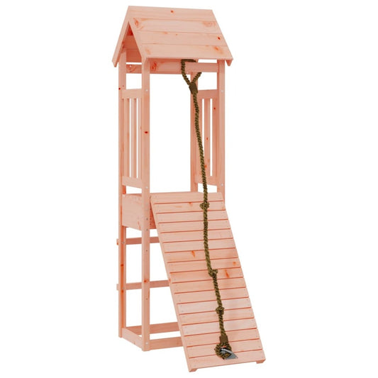 VIDAXL Maisonnette De Jeu Avec Mur D'escalade Bois Massif Douglas