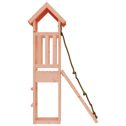 VIDAXL Maisonnette De Jeu Avec Mur D'escalade Bois Massif Douglas