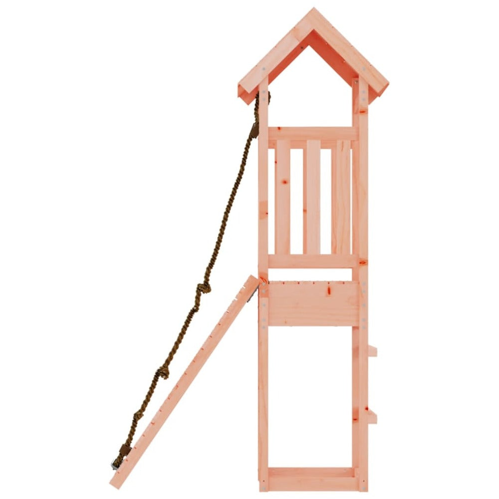 VIDAXL Maisonnette De Jeu Avec Mur D'escalade Bois Massif Douglas