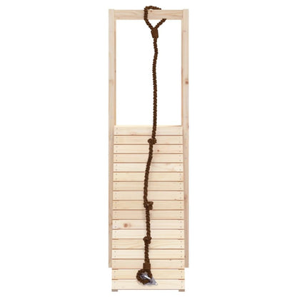 VIDAXL Maisonnette De Jeu Avec Mur D'escalade Bois Massif De Pin