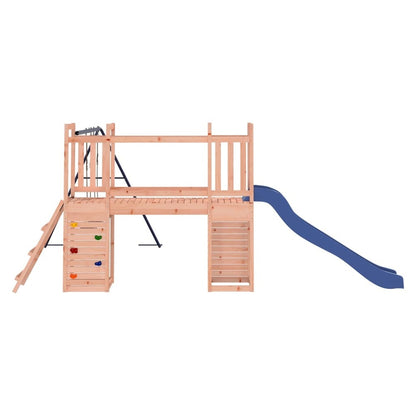 VIDAXL Maisonnette De Jeu Et Toboggan échelle Balançoires Bois Douglas