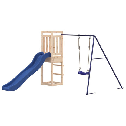 VIDAXL Ensemble De Jeu D'extérieur Bois De Pin Massif