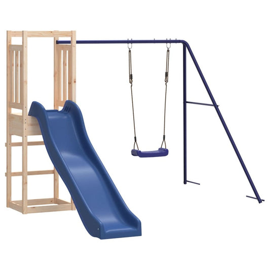 VIDAXL Ensemble De Jeu D'extérieur Bois De Pin Massif