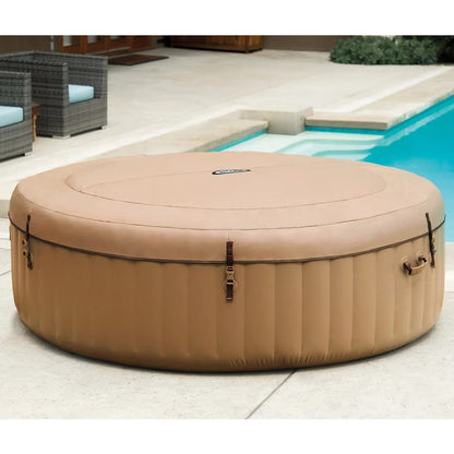 Intex Baignoire De Massage à Bulles Ronde Purespa 216x71cm 6 Personnes