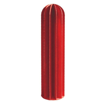  Cactus Métal Droit - Rouge 100 Cm