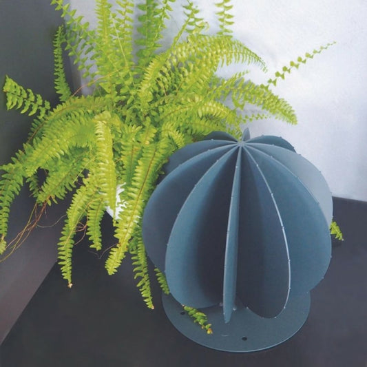  Cactus Métal Boule ø 30 Cm - Gris Anthracite