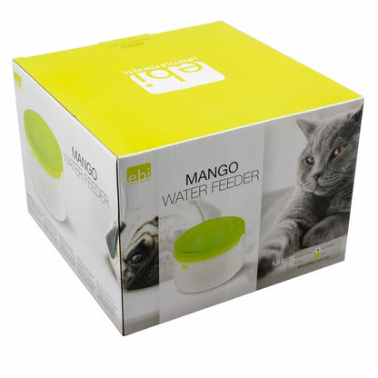 Ebi Bol à Eau Pour Animaux De Compagnie Mango 1,5 L Vert