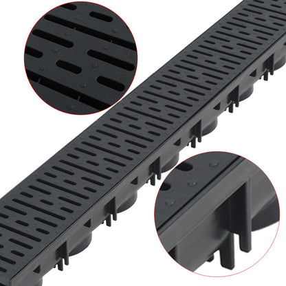 VIDAXL Canaux De Drainage 6 Pcs Plastique 6 M