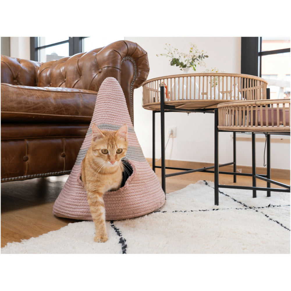  Abris Pour Chat Tipi Bobo Pink ø 40 Cm