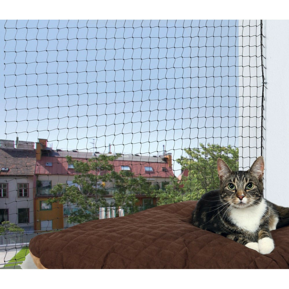  Filet De Protection 3 X 2 M Noir Pour Chat