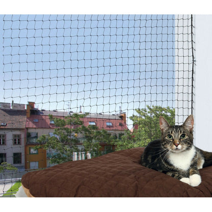  Filet De Protection 3 X 2 M Noir Pour Chat