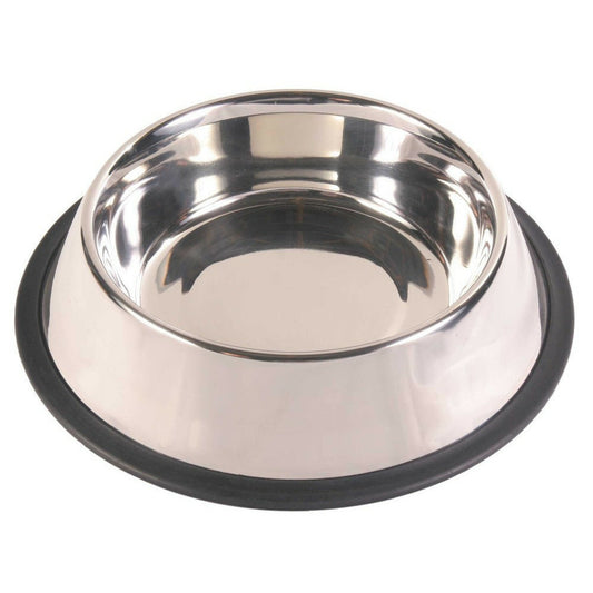  Gamelle 0.45 Litre ø 19cm En Acier Inox Antidérapante Pour Chat