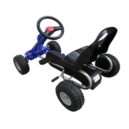 VIDAXL Kart à Pédales Bleu