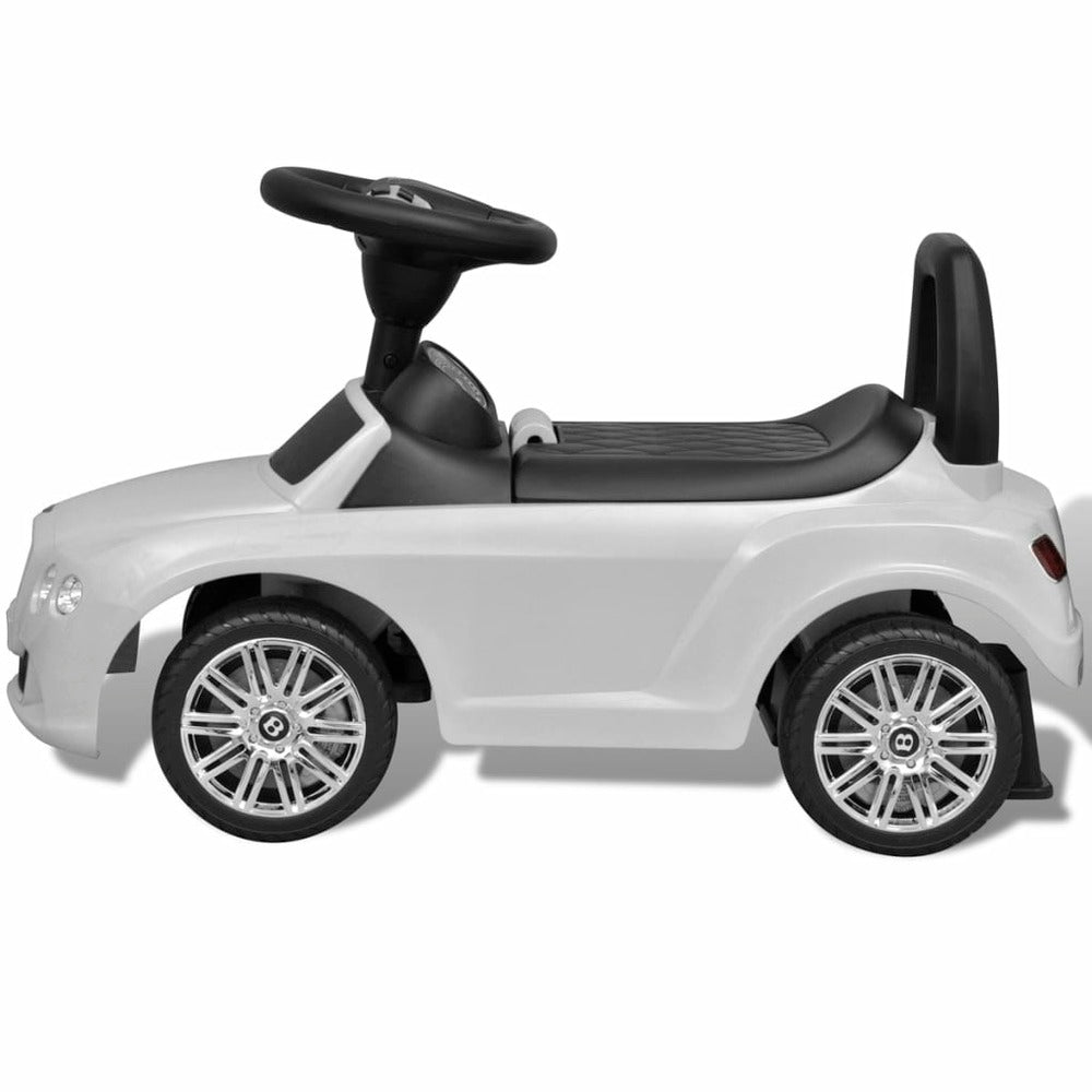 VIDAXL Voiture à Pousser Par Pied Pour Enfants Bentley Blanc