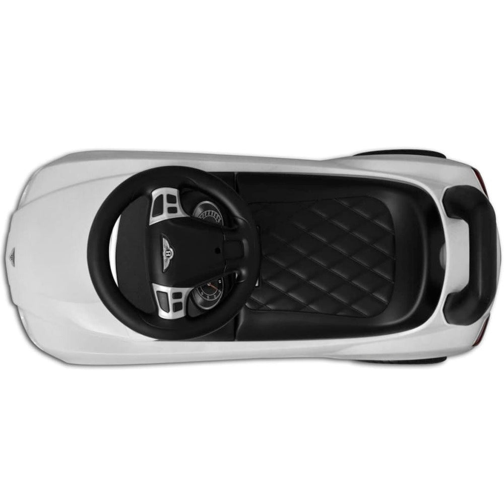 VIDAXL Voiture à Pousser Par Pied Pour Enfants Bentley Blanc