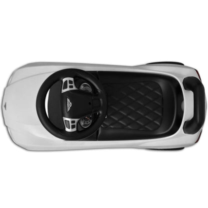 VIDAXL Voiture à Pousser Par Pied Pour Enfants Bentley Blanc