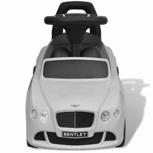 VIDAXL Voiture à Pousser Par Pied Pour Enfants Bentley Blanc