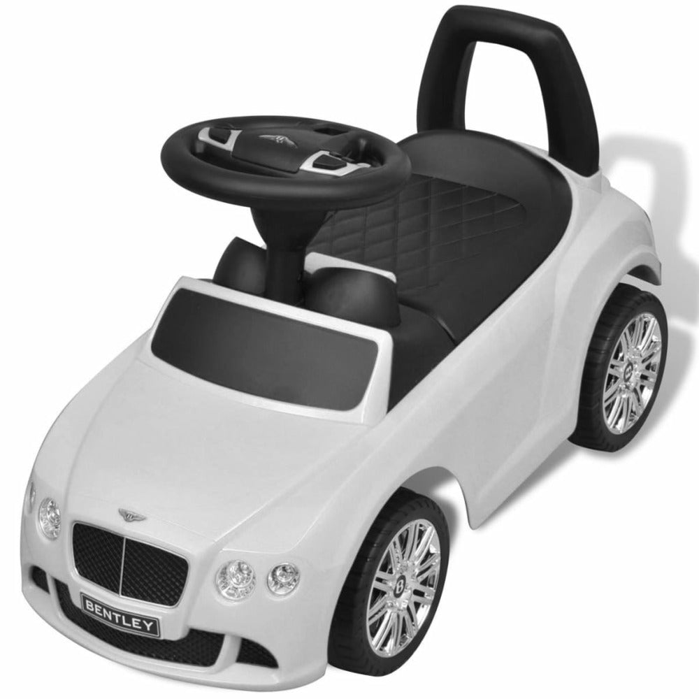 VIDAXL Voiture à Pousser Par Pied Pour Enfants Bentley Blanc
