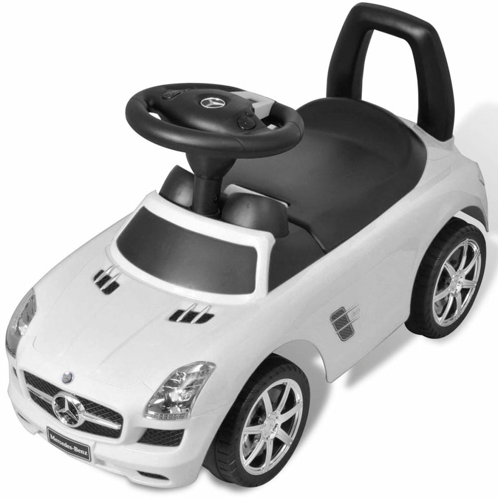 VIDAXL Voiture Blanche Pour Enfants Mercedes Benz