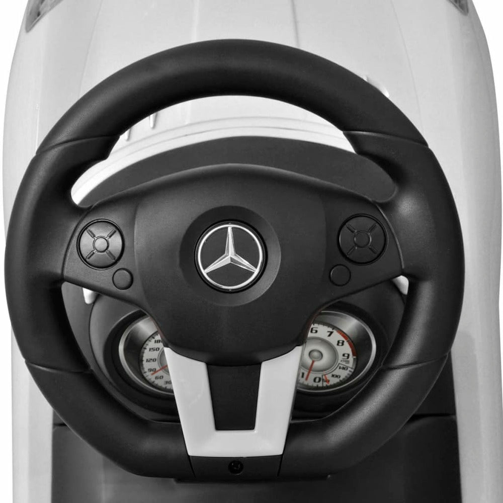 VIDAXL Voiture Blanche Pour Enfants Mercedes Benz