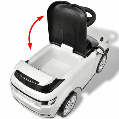 VIDAXL Voiture à Chevaucher Jouet Avec Musique Land Rover 348 Blanc