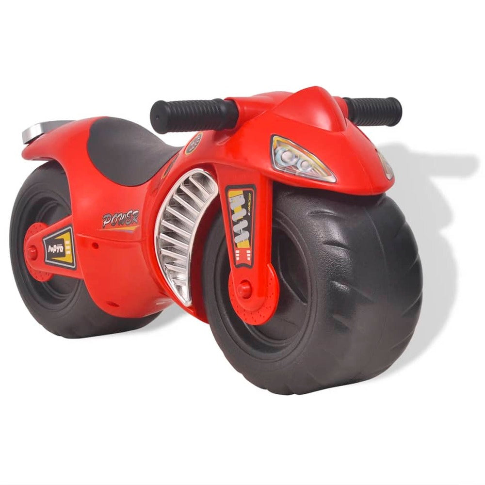 VIDAXL Moto à Chevaucher Enfant Plastique Rouge