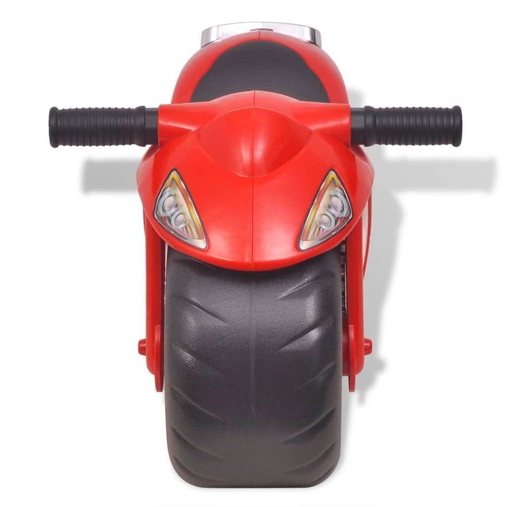 VIDAXL Moto à Chevaucher Enfant Plastique Rouge