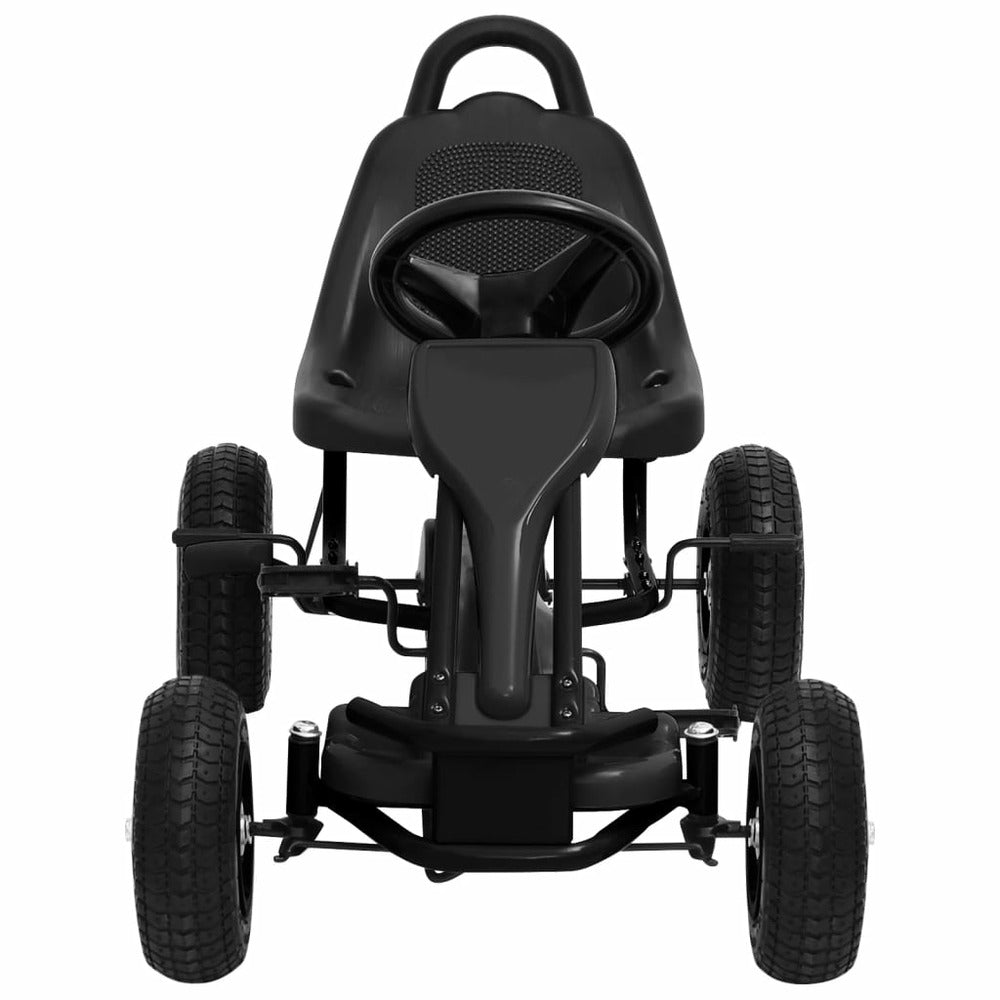 VIDAXL Kart à Pédales Avec Pneus Noir