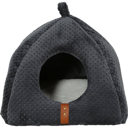  Abri Igloo Paloma Pour Chat. 39x38x32 Cm. Couleur Gris.
