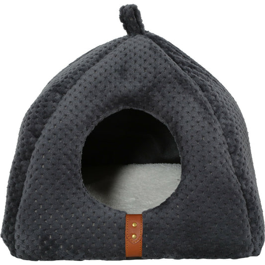  Abri Igloo Paloma Pour Chat. 39x38x32 Cm. Couleur Gris.