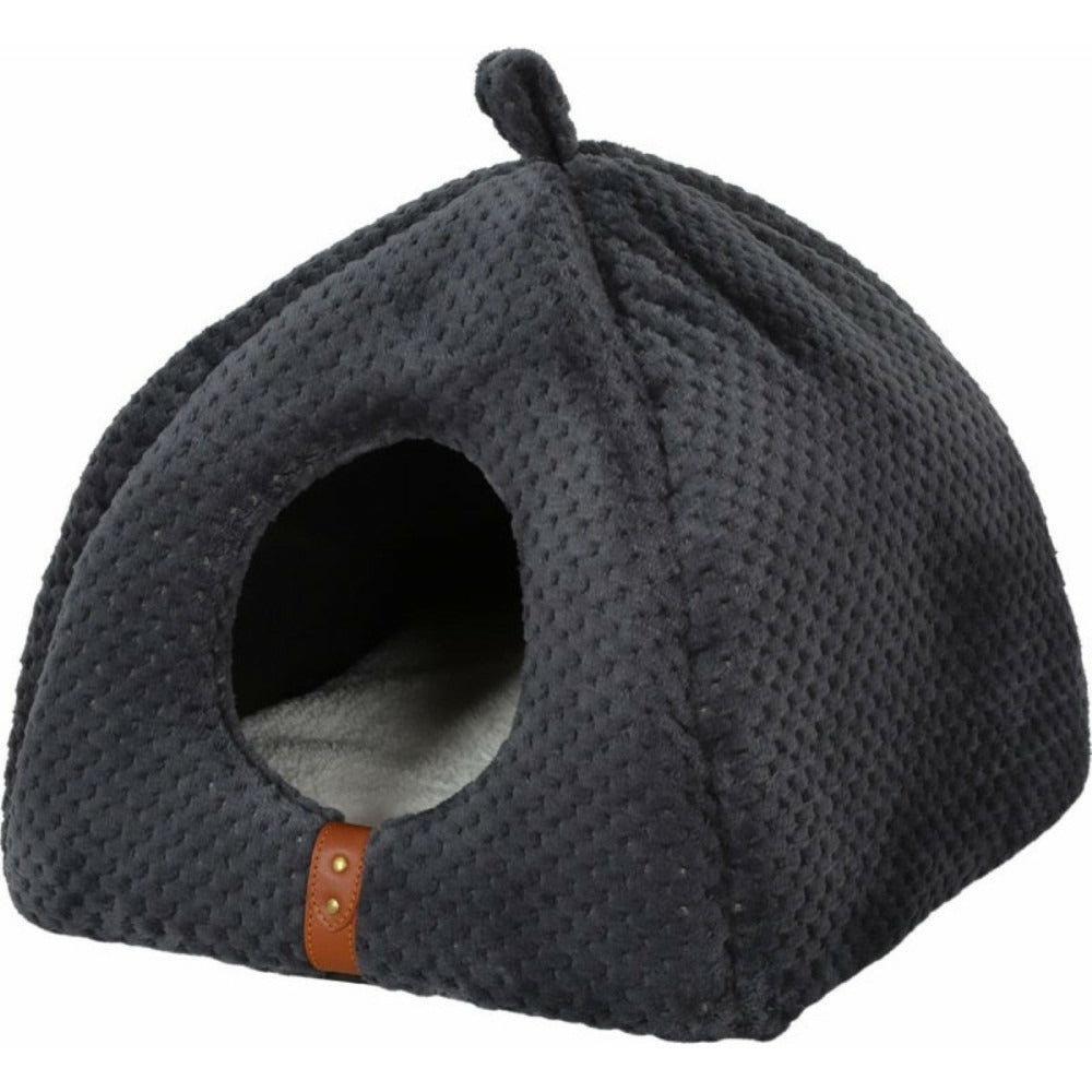  Abri Igloo Paloma Pour Chat. 39x38x32 Cm. Couleur Gris.