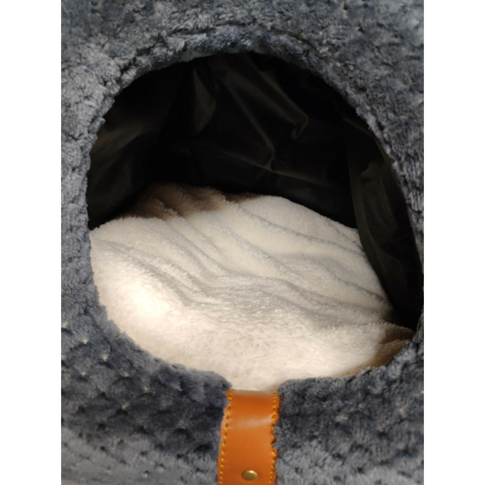  Abri Igloo Paloma Pour Chat. 39x38x32 Cm. Couleur Gris.