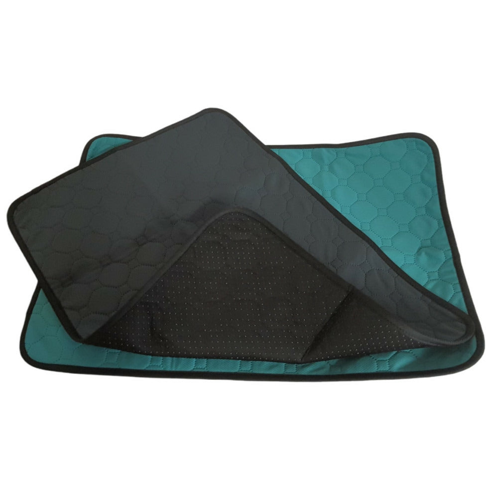  2 Tapis éducateur Lavable Et Réutilisable L 85 X 51 Cm Gris Vert Pour Chie