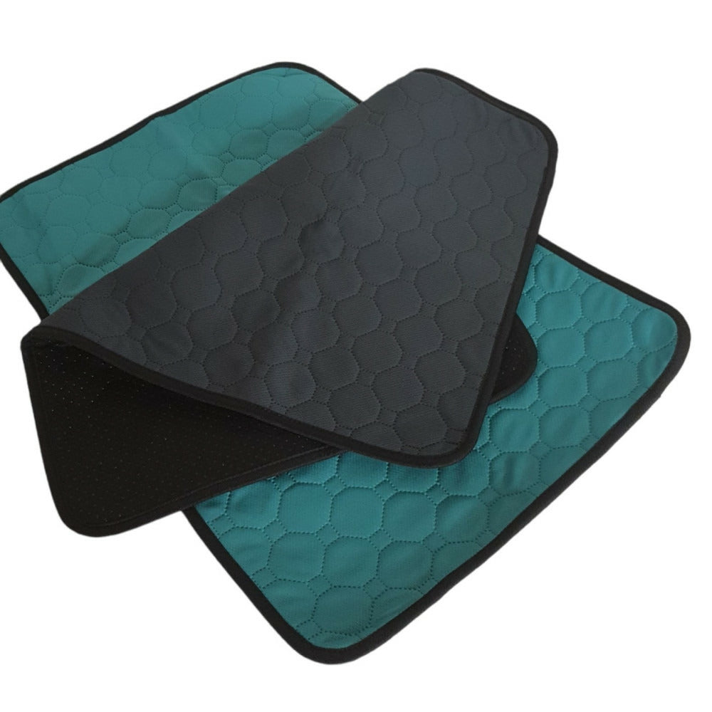  2 Tapis éducateur Lavable Et Réutilisable L 85 X 51 Cm Gris Vert Pour Chie